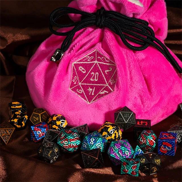 Game Master' Bag - Pink for Dice and Coins 31.5 x 11