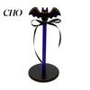 Wooden Kitchen Roll Stand Halloween Paper Towel Holder, Ghost/Pumpkin/Witch's Hat/Bat Decor, Country Style Home Accents Durable Wood Standing Reel for