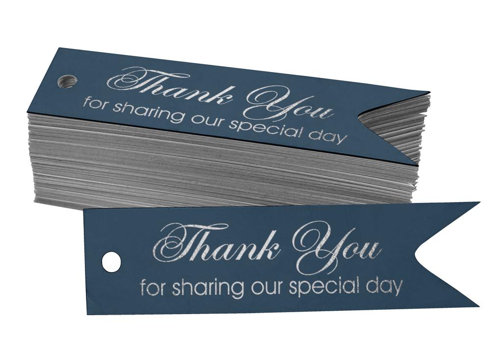 Inkdotpot Gold Foil Paper Hang Tags Thank You For Sharing Our Special Day Bridal Shower Favor Tags 100