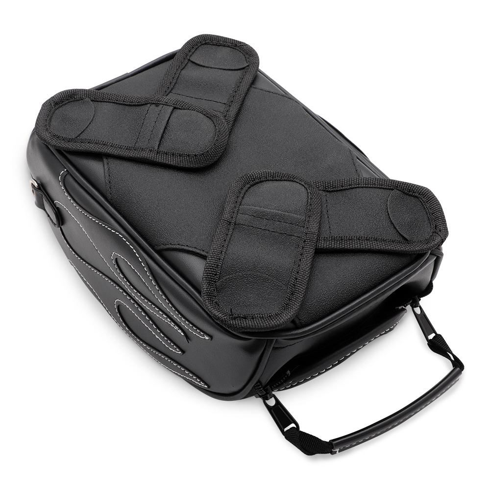Motorcycle PU Leather Waterproof Oil Fuel Tank Magnetic Travel Bag for Honda CM500 Yamaha Suzuki Harley Sportster BMW