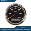 Universal 85mm GPS Speedometer Gauge 120km/h 200km/h for Car Truck Boats Motor Auto with Red Backlight 12V 24V With GPS Antenna