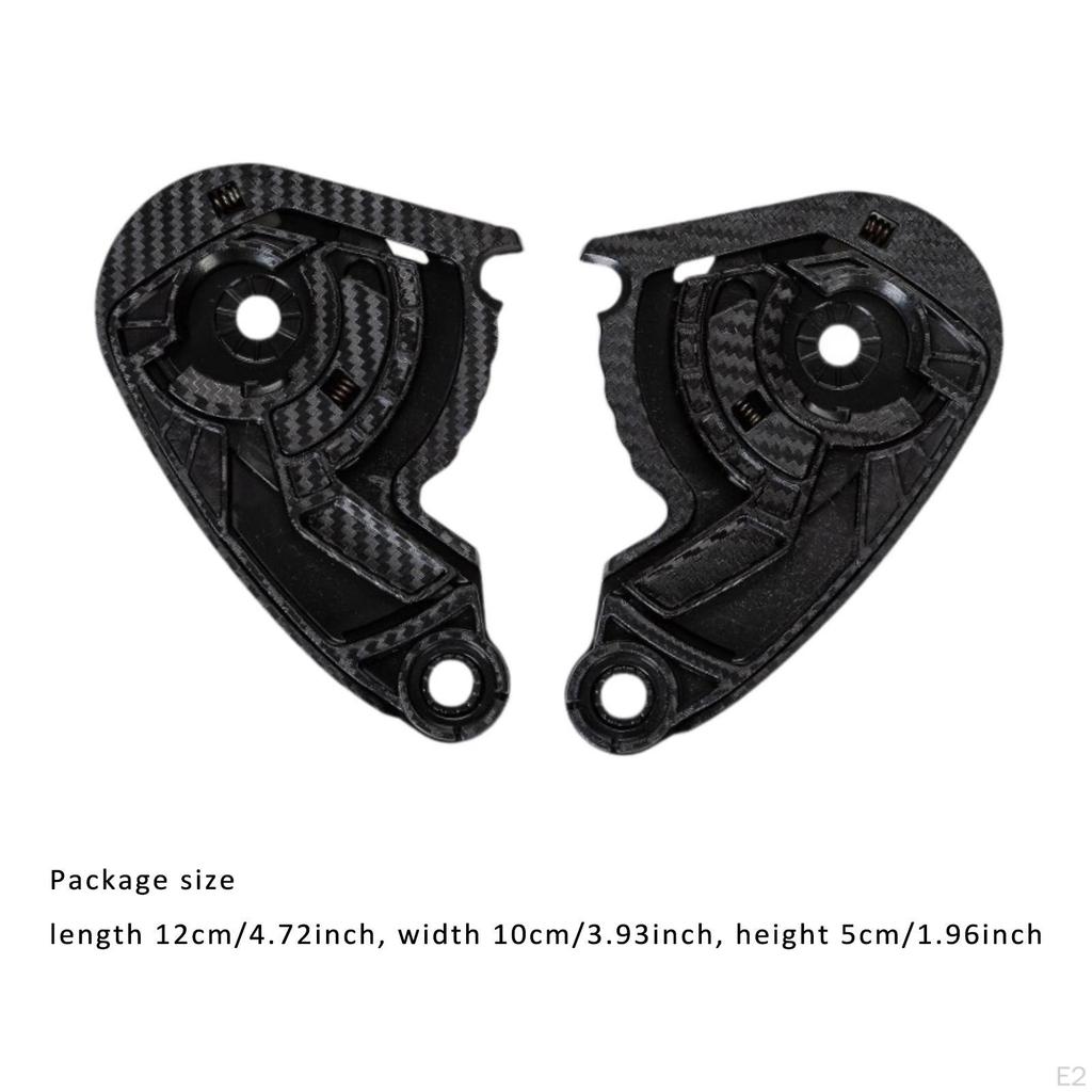 2Pcs Visor Base Plates Replacement Equipment Accessories Repair,Helmet Gear for Darken