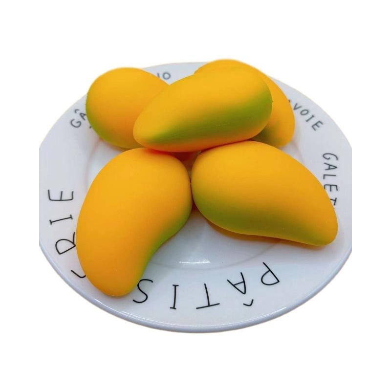 Stress Relief Toy Mango Squishy Ball Super Slow Rebound Decompression Fidget Butter Toy Anxiety Relief