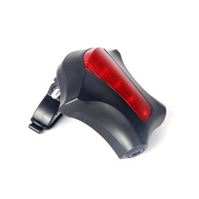

5 LED Bicycle Flash Taillight, Bike Cycling Safety Zone Tail Rear Light with 2 Red Laser 7 Modes Waterproof for Road, Racing Mountain Bike Brick red#0