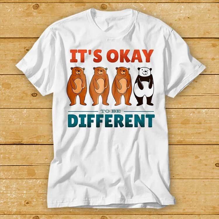 Es ist okay, anders zu sein Gay Stolz Pride Panda Bär T-Shirt 2323