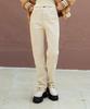HAINT [Fleece Lining] Dublin Cotton Pants_Oatmeal