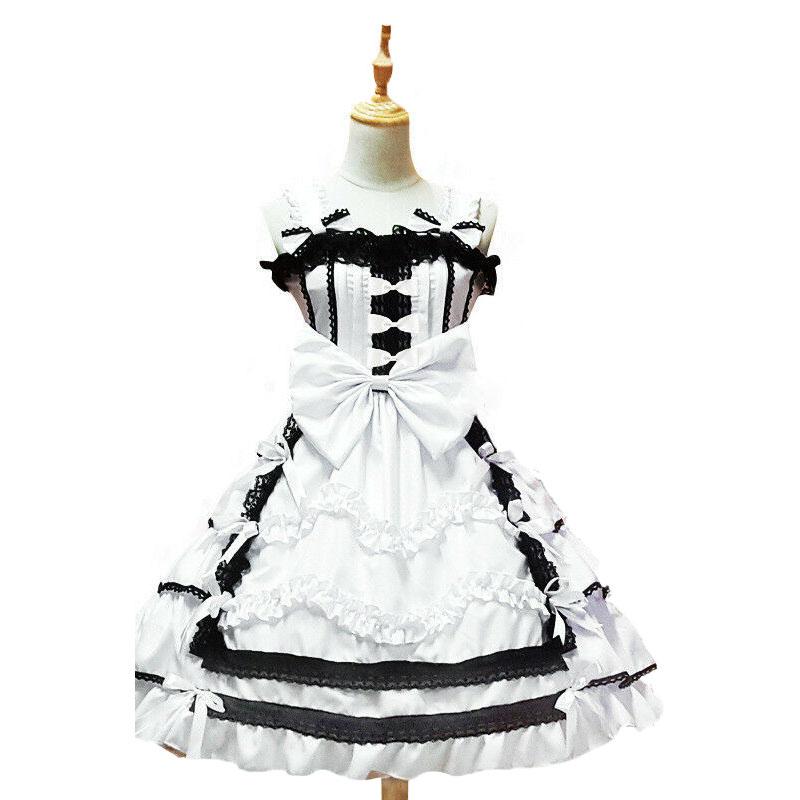 

Любовь Ядзава Живое Нико Лолита Танцевальная Вечеринка Платье горничной Униформа Косплей Костюмы M