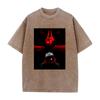 Manga Jujutsu Kaisen Ryomen Sukuna Printed Tee Men Women Clothing Washed Cotton T-shirt Casual Oversized T Shirt Harajuku Tshirt