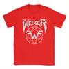 Unisexs TShirt Weezer Band Vintage Cotton Tee Shirt Short Sleeve  T Shirts Crew Neck Clothing Gift Idea