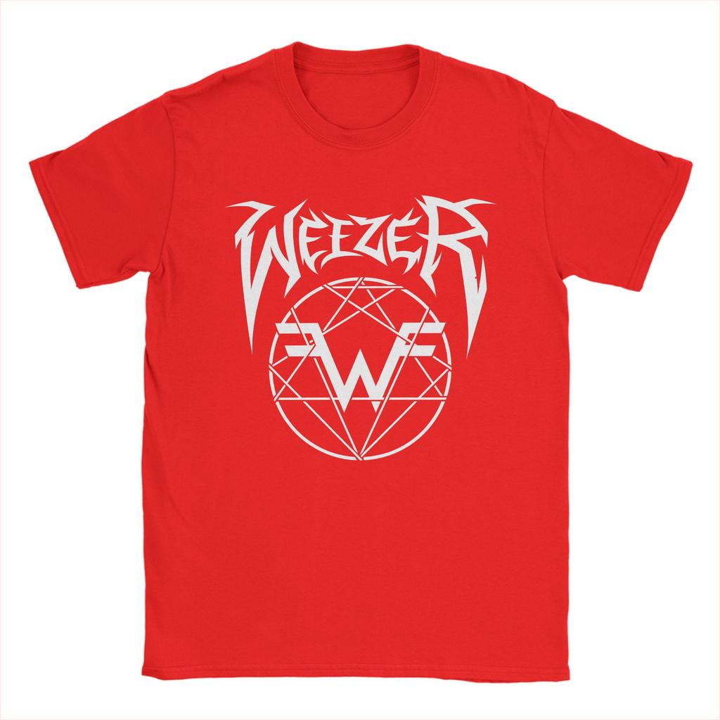 Unisexs TShirt Weezer Band Vintage Cotton Tee Shirt Short Sleeve  T Shirts Crew Neck Clothing Gift Idea