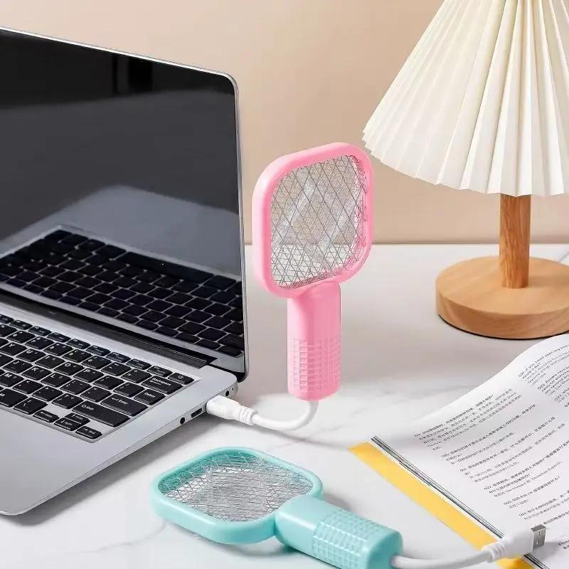 Household Usb Purple Light Mosquito Killer Lamp Electric Mosquito Swatter Trap and Kill Mosquitoes Outdoor Picnic Portable Car