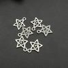 20pcs 17*20mm Antique Sliver Color Swirl Star Charms Celestial Pendant Designer Charms Fit Jewelry Making DIY Jewelry Findings