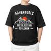 Adventures Are The Best Way To Learn Shirt – Camping  T-shirt Men's Women's Tops Tees, Outdoor Adventure