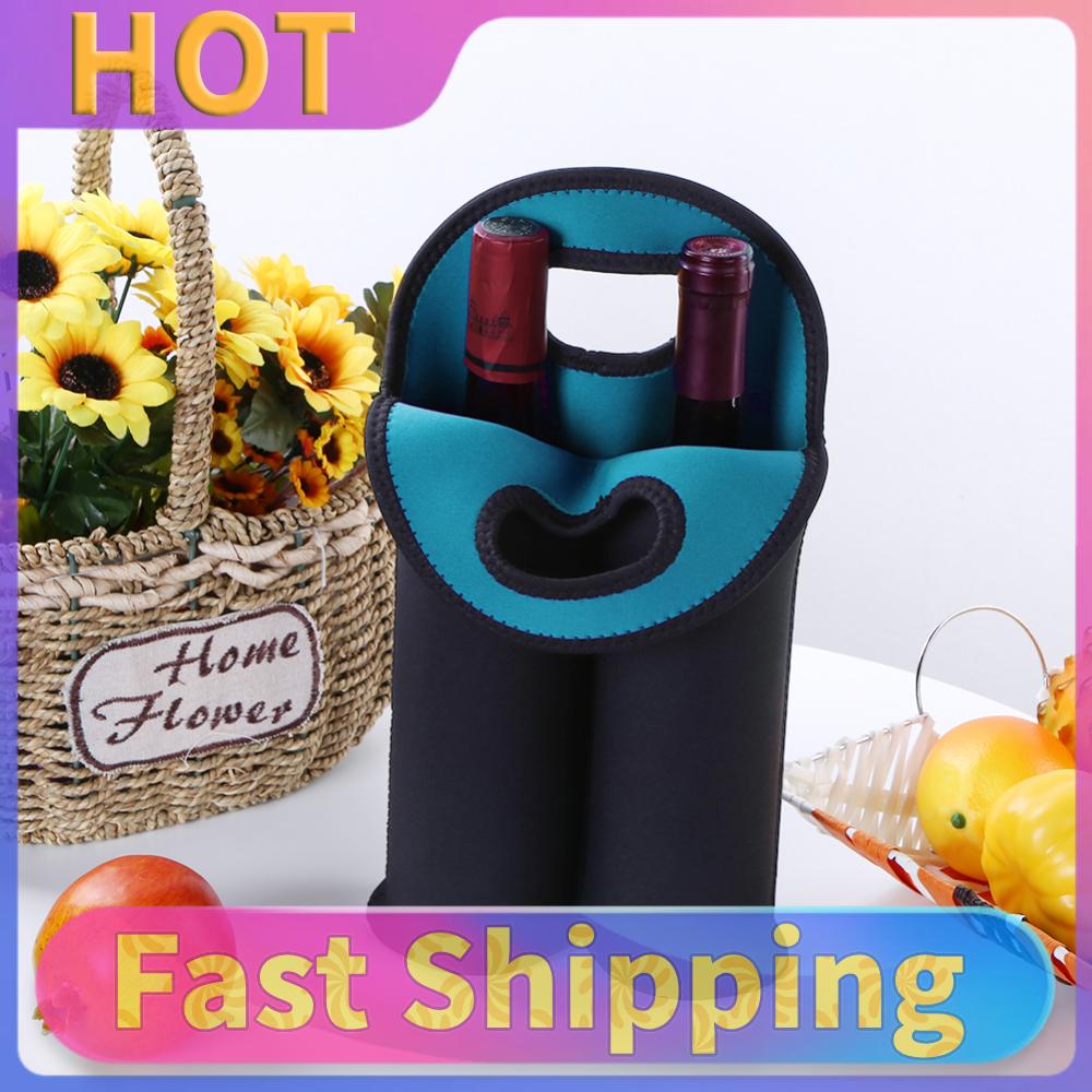 Protective Insulated Wine Bag Cover Wine-bottle Bag Cover Neoprene Cooler Sleeve Holder Easy Carrying  Parts