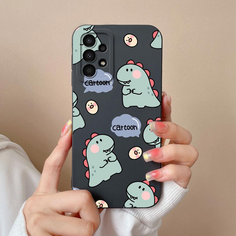 Case For Samsung Galaxy A13 A 13 4G 5G New Design Soft Liquid Silicone Full Coverage Back Cover Anti Slip Shockproof Bumper Capa