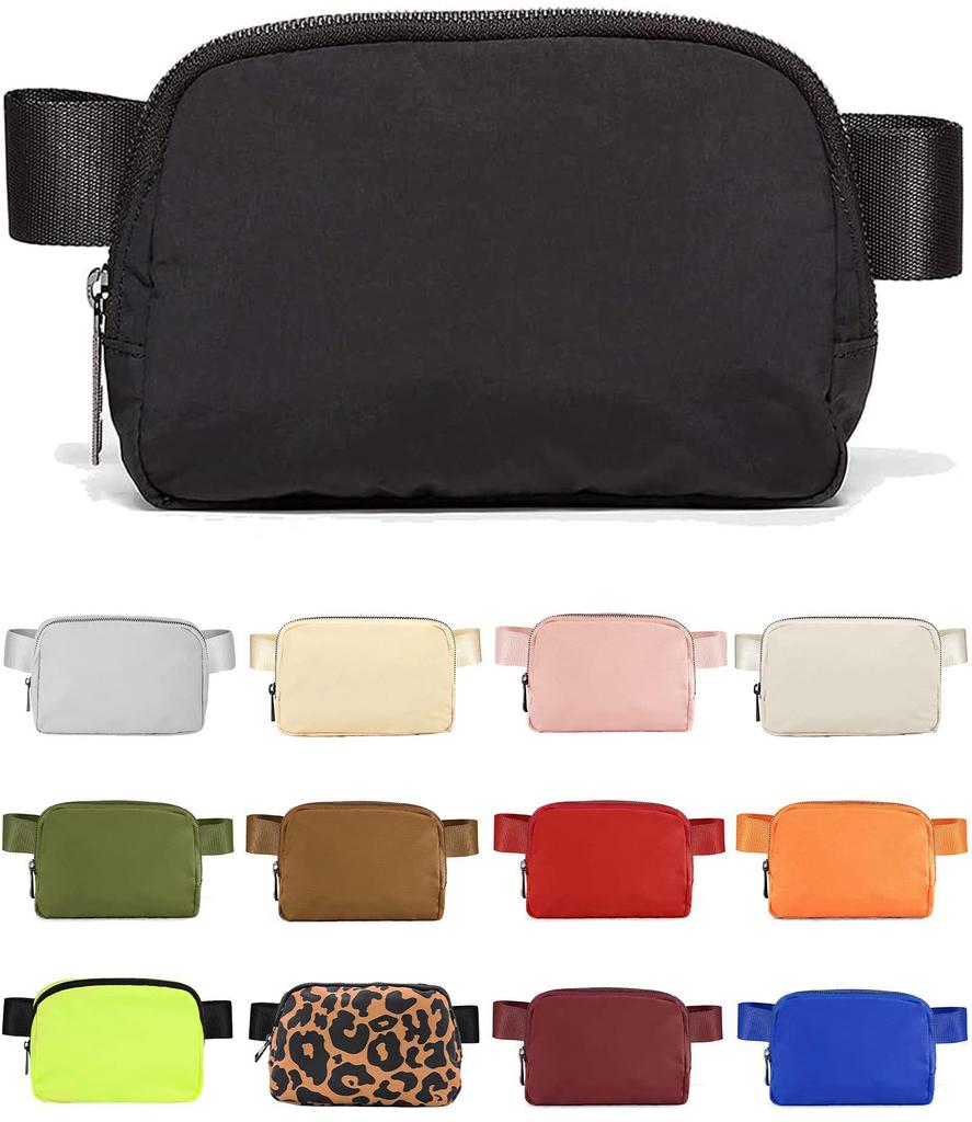 Unisex Waterproof Mini Belt Bag, Adjustable Waistband, Small Fanny Pack, Crossbody Sports Waist Pack