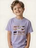Children's T-shirt Boys and Girls Farm Animal Popular Science Printed Short-sleeved Non-colliding Style