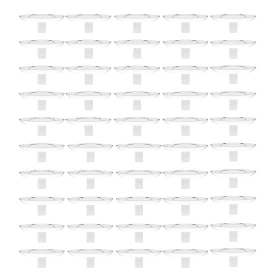 Yousheng 6/12/15/24/25/30/35/50/60Pcs Floating Floral Arrangement Holder Clear Floating Flower Display Stand Hydroponics Water Planting Flower Bowl