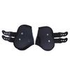2Pcs Horse Tendon Boots Set Sturdy Adjustable PU Shell Tendon Guard Boots for HorsesBlack Hind Legs