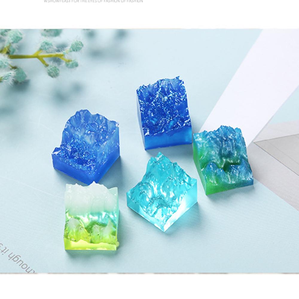 Mountain Peak Broken Silicone Mold Resin Jewelry Make Mould Epoxy Craft DIY ToWH