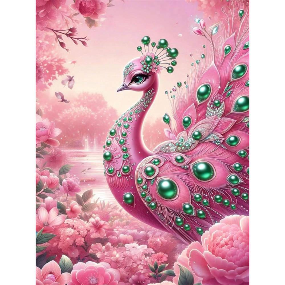 

Набор для алмазной живописи и жемчужной живописи своими руками для взрослых, Специальная форма павлина, Жемчужная картина на стену для декора дома и офиса, Ручной работы, Подарок 30x40cm