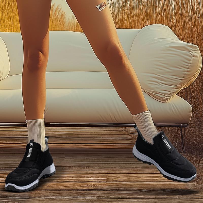 2024 осень-зима модные новые женские удобные однотонные теплые короткие зимние сапоги 41 — фото 4