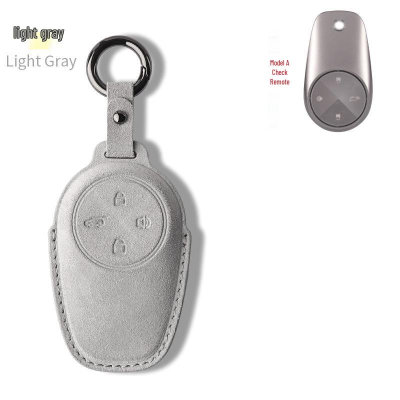 NIO ET5/ET7/ES6/ES8/EC6 Hochwertiges Wildleder Schlüsseletui - Unisex Auto Schutzschale Hülle
