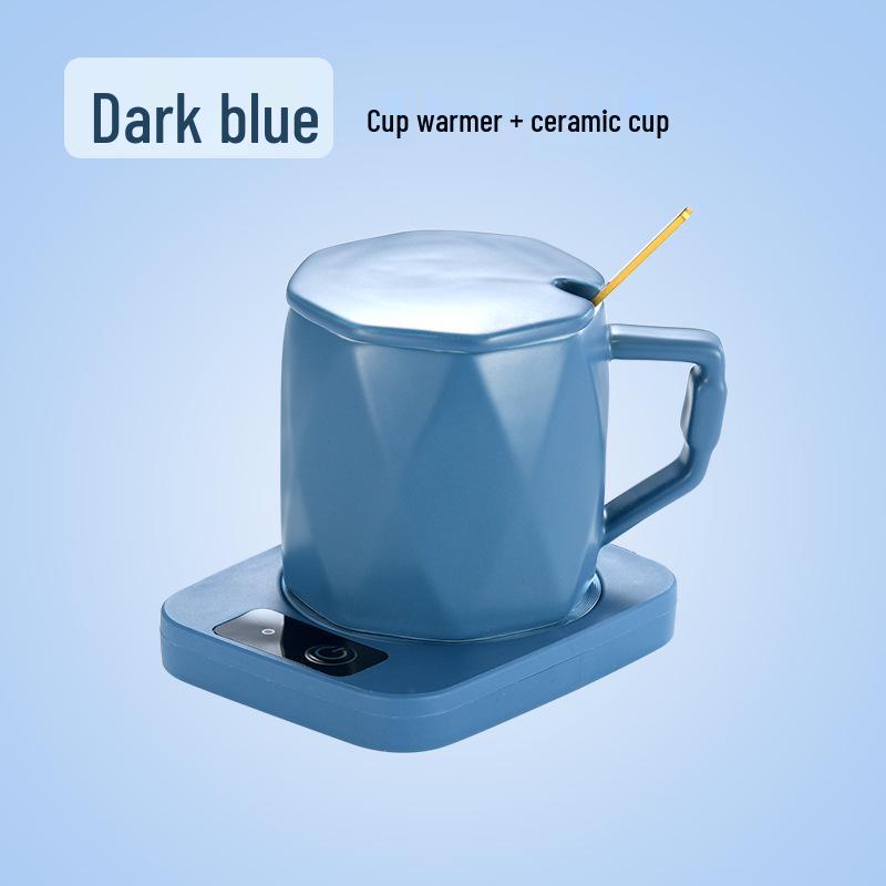 Multifunctional 55°C Constant Temperature Cup Warmer Pad for Home and Dorm Use.