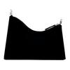 Maison Margiela Snatched Digital Logo Decorated Zipper Closure Fabric Hobo Bag Women bags Black SB1WG0056P6427T8013