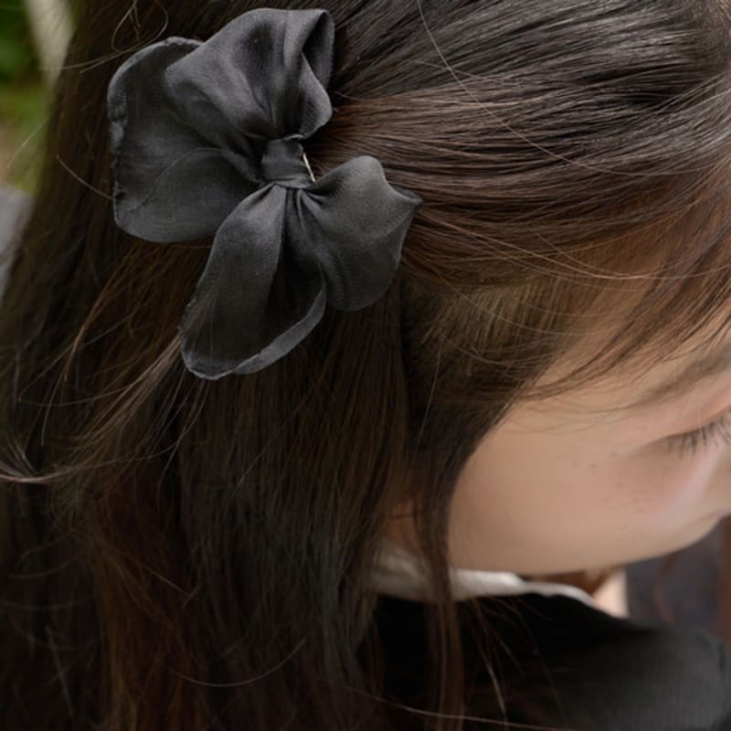 FANTASTIC PLANET [2SET] chiffon ribbon hair pin (2colors)