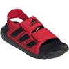 Adidas Altaswim 2.0 Comfortable Versatile Non-Slip Durable Low-Top Sandals Kids Sandals Red JI3061