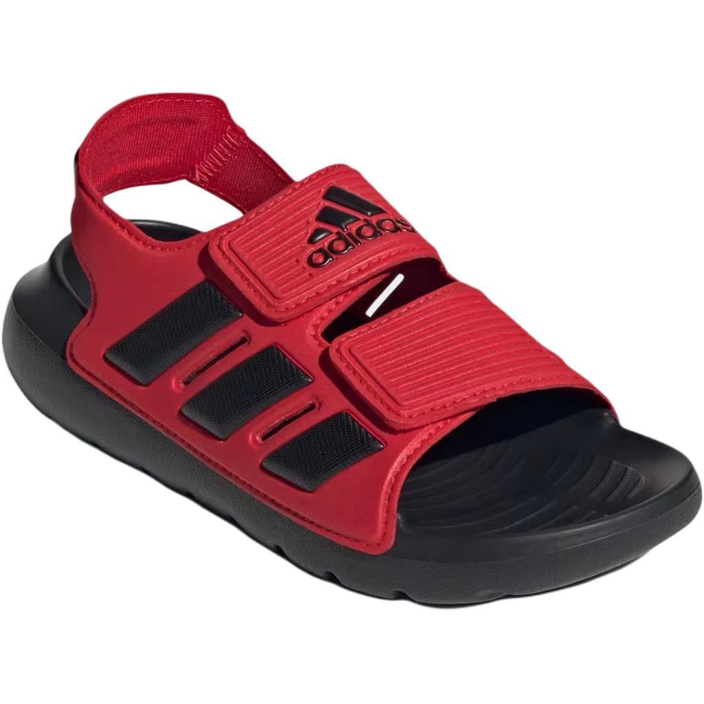 Adidas Altaswim 2.0 Comfortable Versatile Non-Slip Durable Low-Top Sandals Kids Sandals Red JI3061