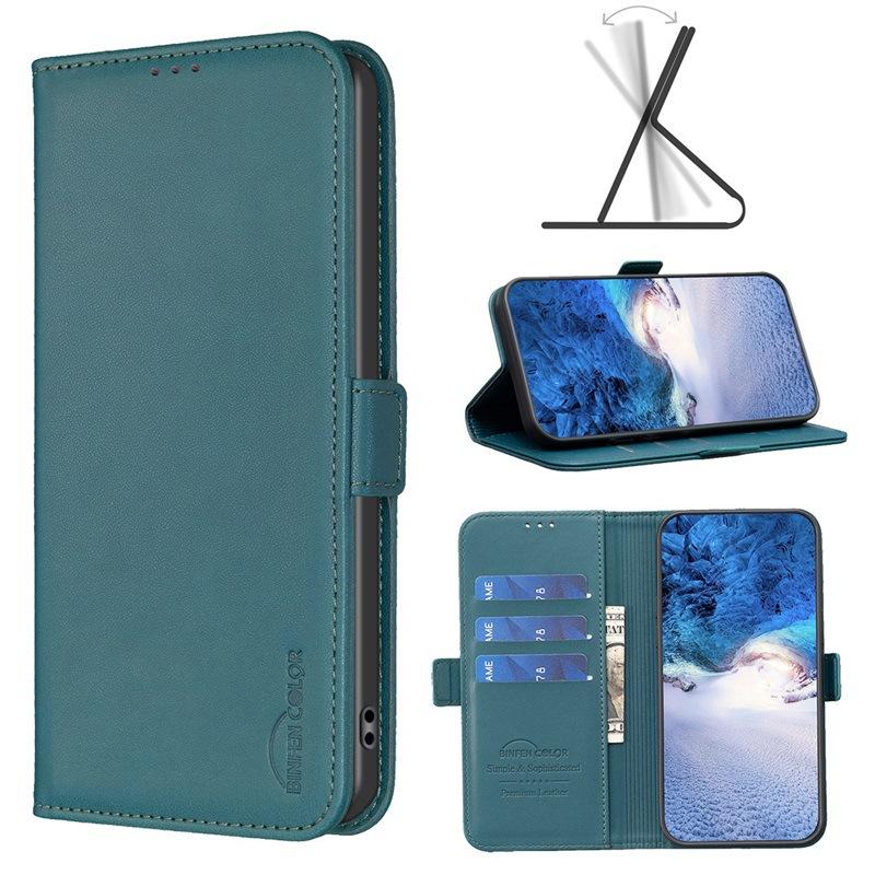 Suitable for Samsung S26 Phone Case A37 Solid Color Side Buckle Leather Texture Card Slot Wallet Protective Case A07 Cover S25