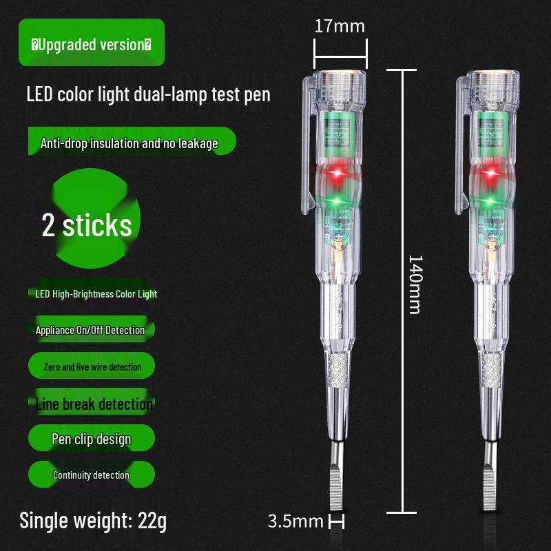 Intelligent Multifunctional Electrician's Induction Multimeter for Wire Testing with High-Brightness Light