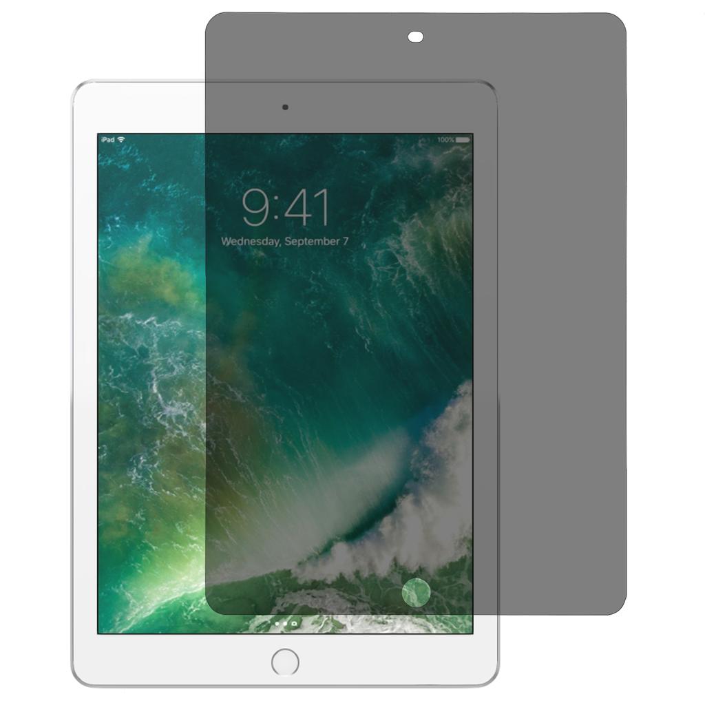 Protector de ecran de confidențialitate pentru iPad 9,7 inch (2018)/(2017)/Aer (2013) Film Sticlă Temperată Anti-Spion cu Margine Arcuită 0,3 mm
