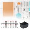 Industrial Strength Pegboard Mounting Hooks Metal Utility Hangers For Tool Shed Workshop Organization Supplies