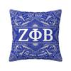 Zeta Phi Beta Print Pillow Cover Cushion Cover for Home Office Car Soft Cozy Polyester Pillow Case Throw Pillowcase x Inch