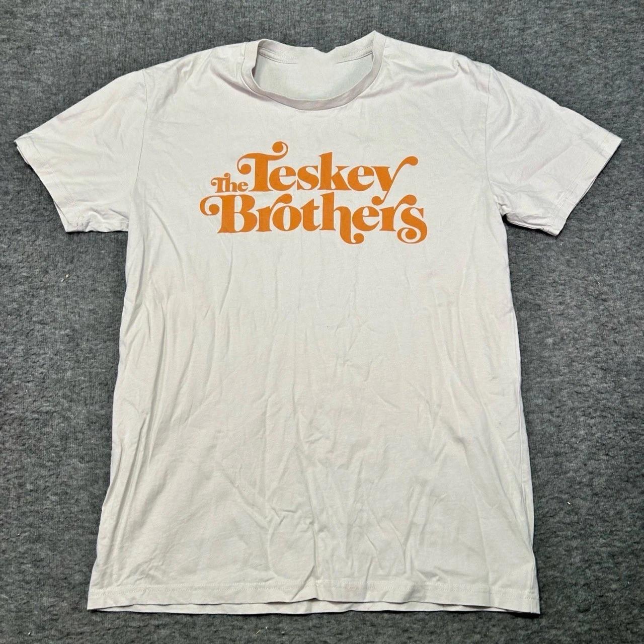 Logo The Teskey Brothers White Color Full Size Shirt Unisex CS204 XL