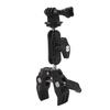 Super Clamp Magic Arm Aluminum Alloy Dual Ballhead Magic Arm Monitor Mount with 14 and 38 Thread