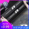 2026 Adesivi Caldi Soglia Porta Auto Battitacco Strisce Antigraffio Paraurti Posteriore per Volkswagen VW Rline R Line Polo Touran Tiguan
