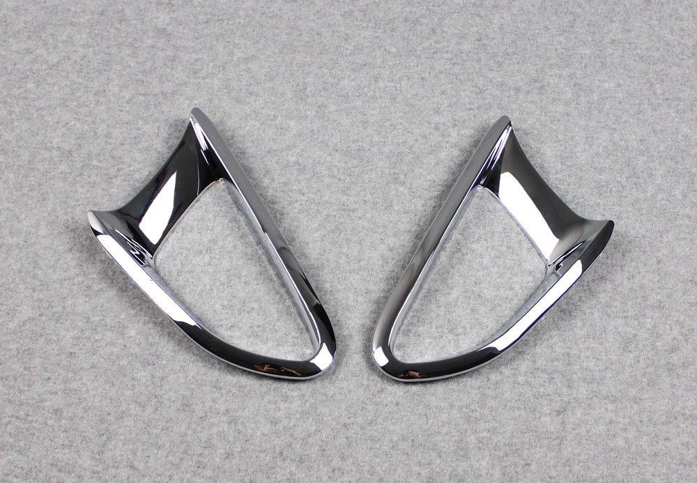 RUIQ Mazda Demio DJ Series Dedicated Exterior Chrome Plated Rear Fog Lamp Garnish Bezel Cover Aftermarket Part for Mazda 2 Demio -