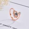 Women Retro Evil Eye Ring, Elegant Personality Fashion Adjustable Finger Jewelry