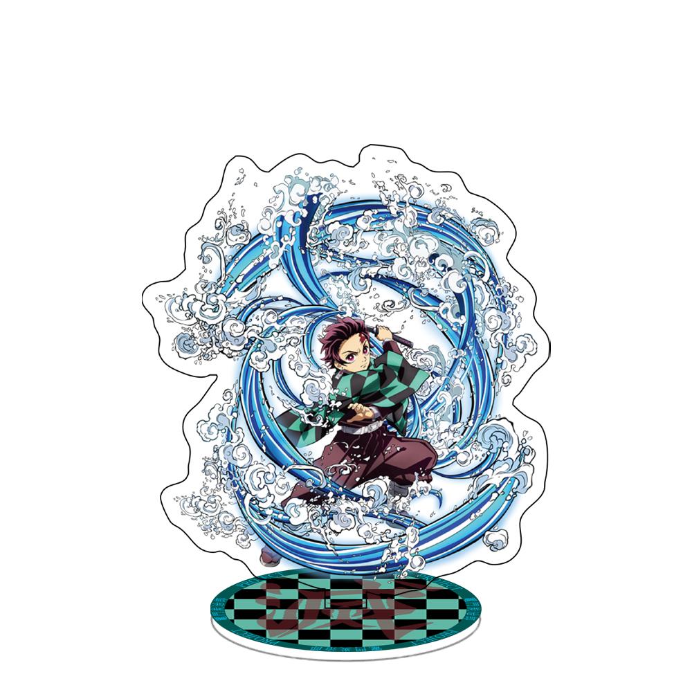 Anime Demon Slayer Peripheral Acrylic Stand Figure Kimetsu No Yaiba Douma Kokushibo Akaza Desktop Decoration Fans Collect Gift