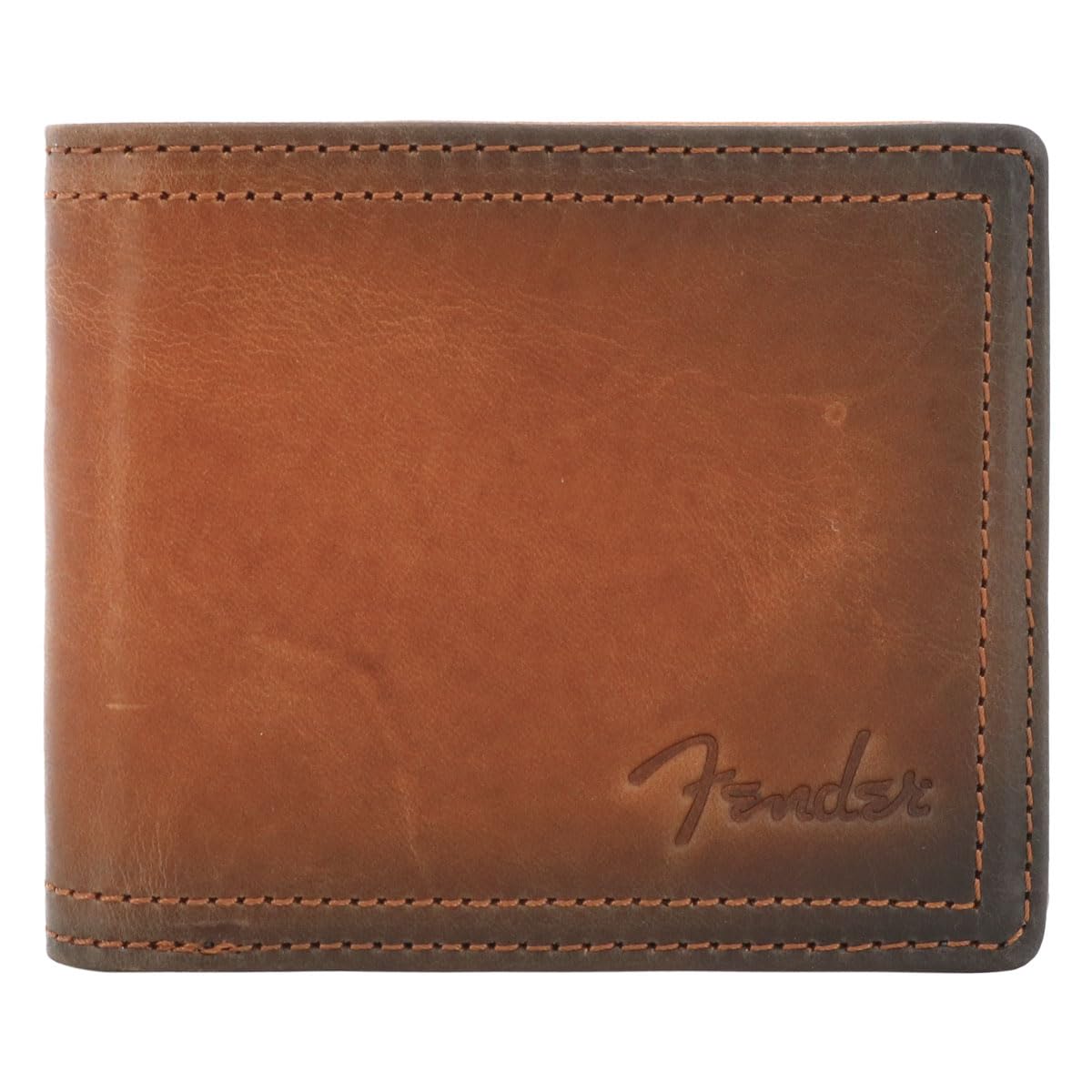 

Bifold Wallet Cowhide Stratocaster Folding Wallet Brown [Fender] Men s 950-502 [02]