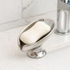 Gold Silver Soap Dish Leaf Shape Bathroom Storage Holder Elegant Soap Rack  Kitchen