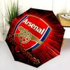 1 PC Automatic Folding Umbrella - Arsenal F Custom Name Pattern, Portable & Foldable Design with 8 Ribs, Christmas Birthday Gifts