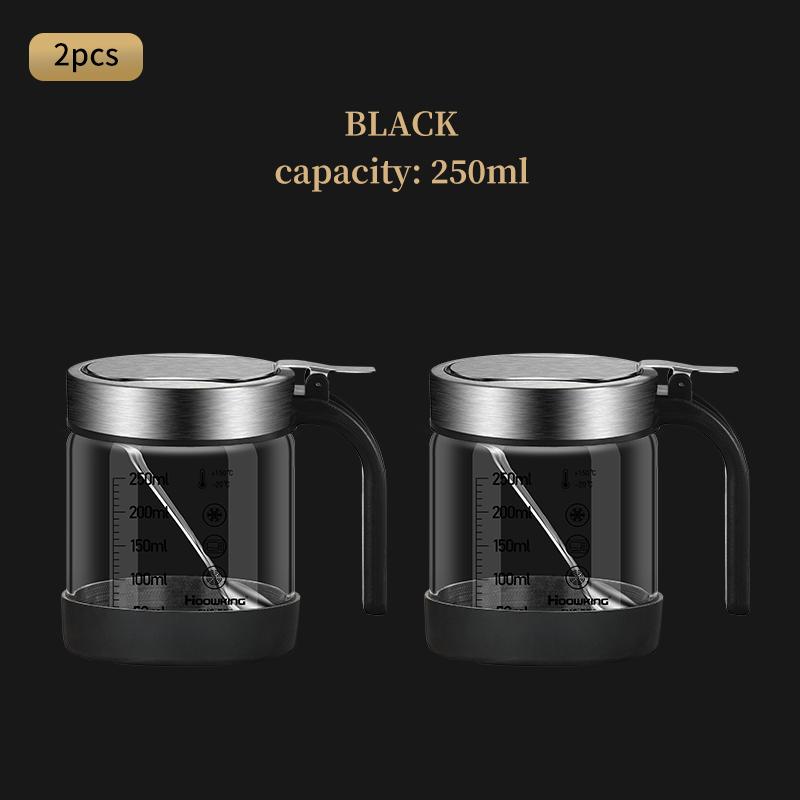 1pc Spices Glass Seasoning Jar with Spoon Sugar Bowl Salt Shaker Seasoning Container Kitchen Supplies Storage Set Spice Boxes