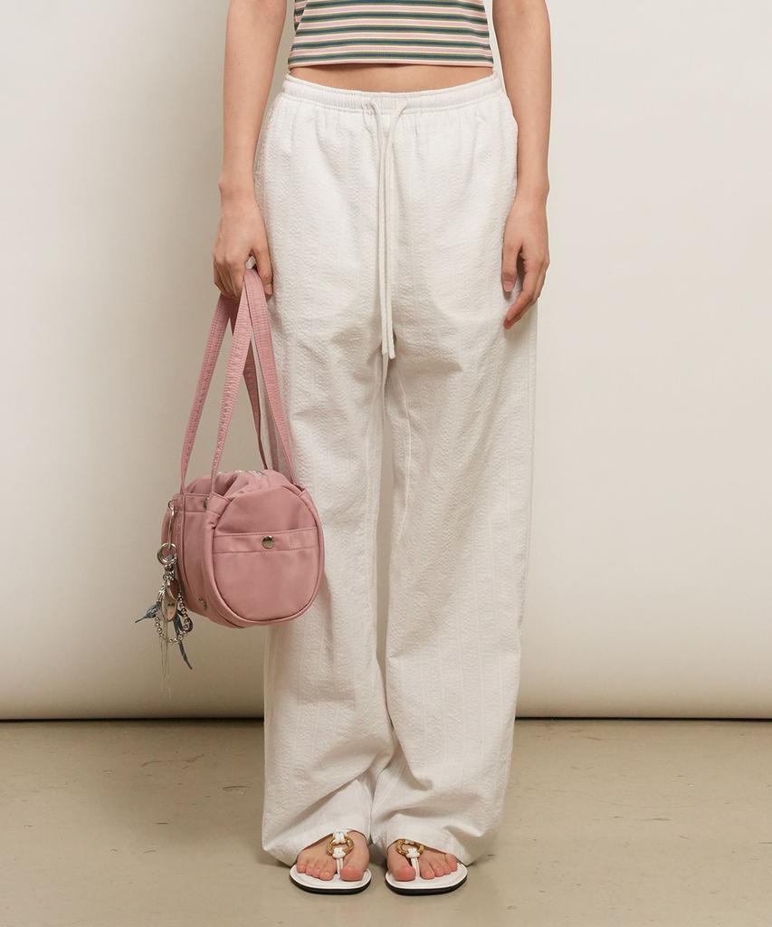 GENERALIDEA Cozy Wide Elastic Pants [White] / Gf2Lpt517