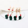 New Accessories Tassel Long Hairball Christmas Earrings, Personalized Fashion Temperament Versatile Design Earrings