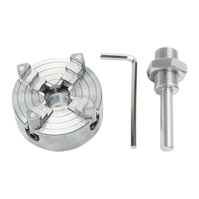 Comapct Zinc Alloy 3-Jaw Lathe Chuck with Large Clamping Range in Machine Tool Accessories Fitting for Electric Drill